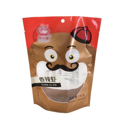 China Waterproof Standing Security Bag Food Grade Snacks Food Packaging Crisps Packing Bag for sale