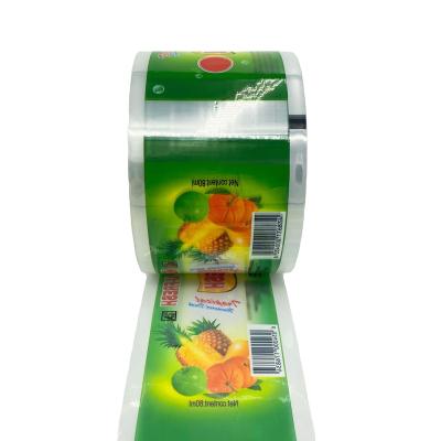 China Low price moisture proof plastic juice rolls film food packaging product packaging roll film for sale