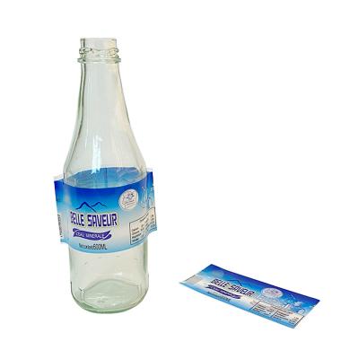 China Low Price PVC Shrink Packaging Waterproof Bottle Label / Plastic Water Bottle Label Waterproof Shrink Sleeve for sale