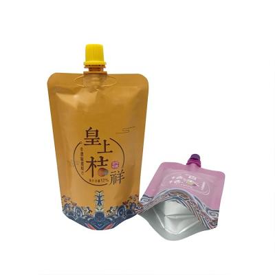 China Custom Biodegradable Safety Packaging Bag Liquid Shampoo Liquid Soap Bag Mouth Bag for sale