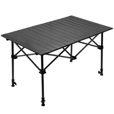 China Camping Height Party Outdoor Picnic Portable Folding Camping Table Rainproof And Rustproof Outdoor Adjustable Table for sale