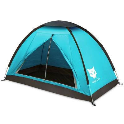 China Light Warranty Explosion Sunscreen Tent Singles Hot Sale Outdoor Rainproof Foldable Portable Camping Tent for sale