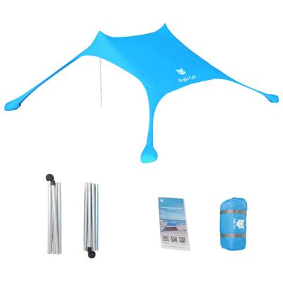 China Extended Type Custom Adjustable Custom Shade Beach Tent Sun And Rain Shade Lightweight Beach Tent For Travel Shelter for sale