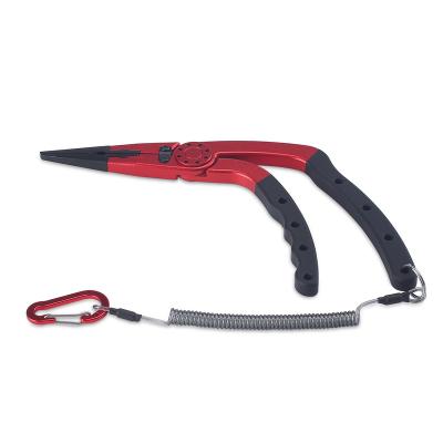 China Outdoor Fishing Newcomers Hook Remover Line Locking Fishing Pliers Fishing Tool Aluminum Alloy Pliers Jaw Outdoor Fishing Pliers for sale