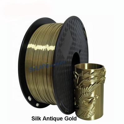 China Directly 1KG 3D Printer Silk Filament PLA Silk PLA 1.75mm PLA Filament Sunhokey PLA From Factory For 3D Printing for sale