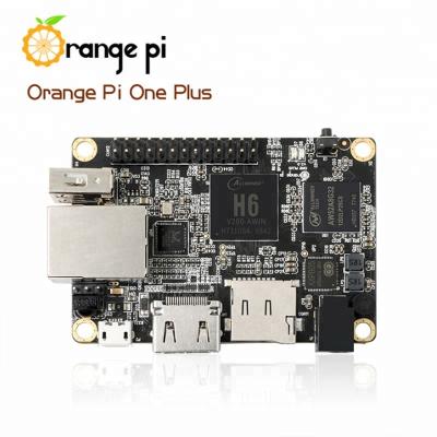 China 10/100/1000Mbps Orange H6 1GB Quad-core 64bit Development Board Support android7.0 PC Orange Pi One Plus Mini Pi One Plus Single Board Computer for sale