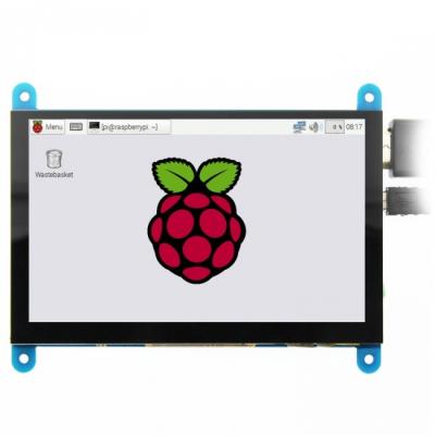 China Raspberry Pi 5 Inch Capacitive LCD Touch Screen Display TFT LCD 800X480 Resolution Touch Option For Raspberry Pi for sale