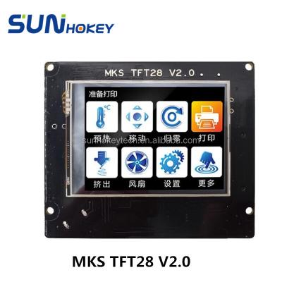 China 3D Printer Main Board Wholesale MKS TFT28 V2.0 Touch Screen Controller Language Optional for sale