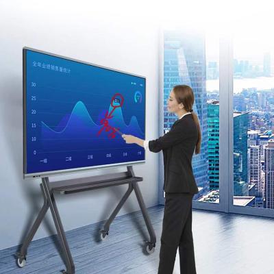 China Smart Conference 86 Inch 4K UHD LCD Panel Digital IR Whiteboard Interactive Touch Screen Panel For Desktop Video Conferencing for sale