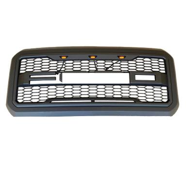 China ABS Raptor Style Front Grille With Lights For Ford F250 F350 05-07 Automotive Body Parts for sale