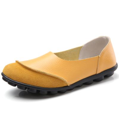 China Lightweight Flat Arrival Flats Shoes Slip On Women PU Leather Loafer Flats 2021 Stylish Shoes for sale