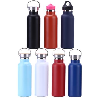 China Customized PORTABLE Colorful Leakproof Stainless Steel Water Bottle Sports Bottle Customized Double Walled Vacuum Flask With Gradient Color for sale