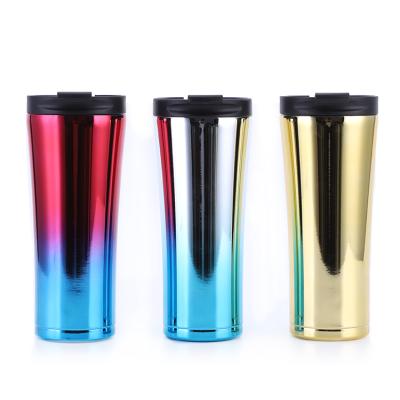 China Colorful Insulated Lean Insulated Canteen Above Gym Stainless Steel Water Bottle Coffee Cup Tumbler Wine Mug Sport Viable Shake for sale