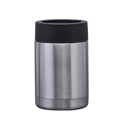 China Portable Sprite Insulation Double Wall Stainless Steel Wine Beverage Cola Cold Cup Cooler Handless Camping Mug for sale