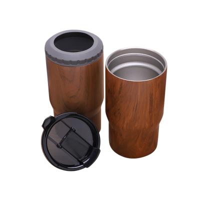 China Custom PORTABLE 14oz Double Wall Stainless Steel Vacuum Insulated Tumblers Sublimation Wine Box Cooler Drinkable Slim Lean Wine Cooler for sale