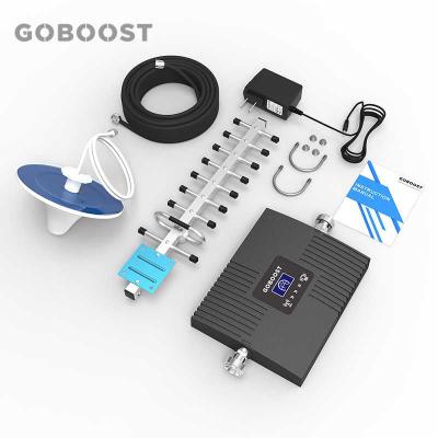 China Goboost signal repeater support OEM lte 800mhz single band mobile phone signal boosters 140*80*16(mm) for sale