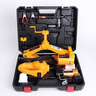 China Car Jack Winmax 3T China Supplier Portable Durable Electric Scissor Car Jack And Wrench For Emergency Repair for sale