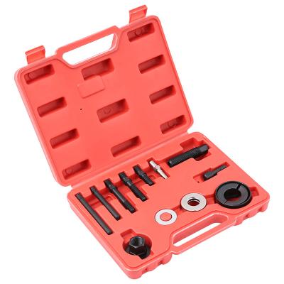 China Most Alternator And Power Steering Pulleys Auto DIY Tool 12 Pcs Universal Pulley Puller And Installer Set For Most Power Steering Pulleys Alternator And Pulleys for sale