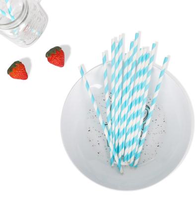 China Leatchliving Disposable Biodegradable Paper Straws Eco Friendly Drinking Straw for sale