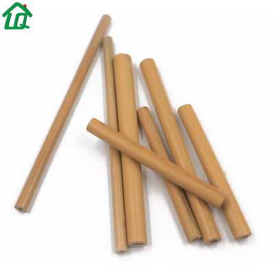 China Minimalist Leatchliving Organic Bamboo Straws Drinking Kids And Adults Biodegradable Reusable Straw for sale