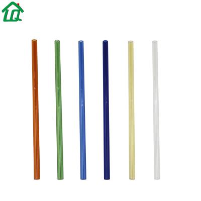 China Leatchliving Disposable 2020 Hot Selling Eco Friendly Custom Crystal Glass Reusable Straws Viable With Logo for sale