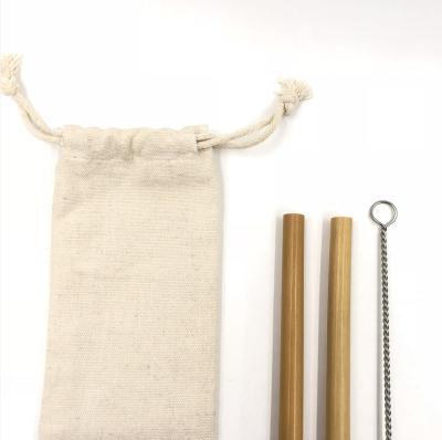 China Welcome In Daily Life Leatchliving Wholesale Bamboo Straws Set For Promotion Gift for sale