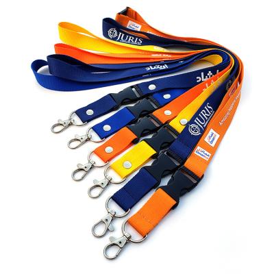 China High Quality Personalized Custom Staff Logo Silk Screen Printed Polyester Airline Airbus Lanyard For Staff for sale