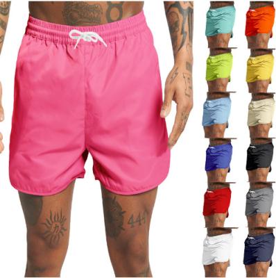 China Anti-Shrink Men's summer beach travel leisure polyester quick-dry breathable holiday fashion shorts multi-colored sports casual shorts for sale