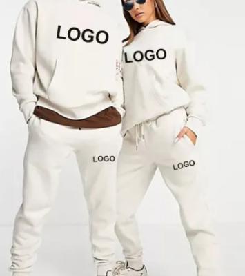 China Anti-Shrink Oversized tracksuit hoodies and jogging suits cotton tracksuits for men and women for sale