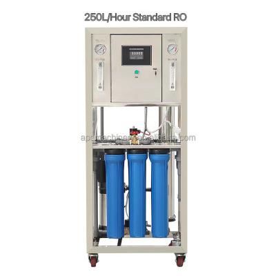 China 250Liter/Hour Hotels Water Treatment Equipment, RO Water System, Pure Water Making Machine for sale