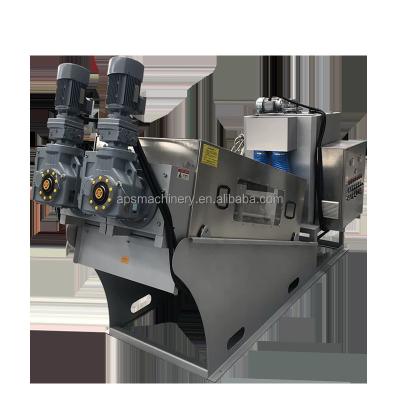 China Hotels Screw Press Mud Dewater , Deslime Dewatering Machine , Mud Dehydrator for sale