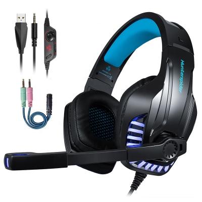 China 4D Surrounded Stereo Sound Hunterspider Gaming Headphone High Quality Sounds Surround V6 Headset for sale