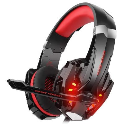 China LED Glow Light Red KOTION G9000 Auriculares Headset Gamer Earphone De Ouvido LED Gaming Earphone With MIC for sale