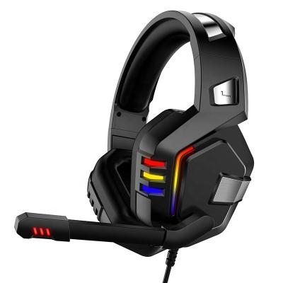 China LED Glow Light 7.1 USB Virtual Studio Head Mobile Phone Private Label Custom Gaming Headset for sale