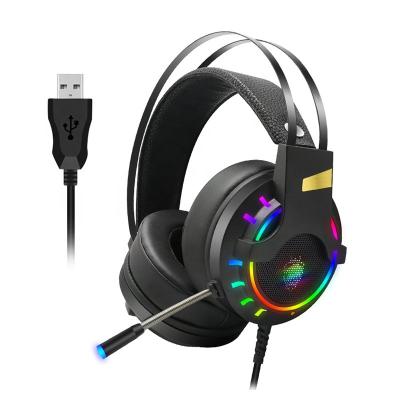 China RGB LED Light K3 Stereo Vibration RGB Game 3D Headphone 3D Stereo Sound Bass Earphone for sale