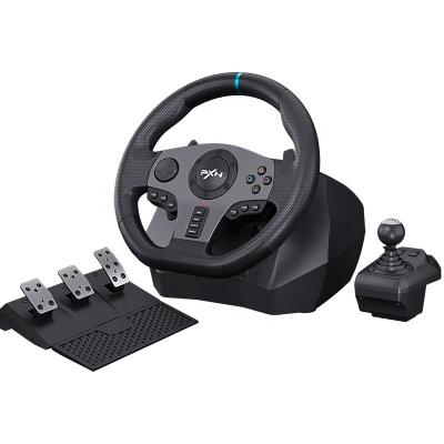 China PXN V9 Button Car Game Controller Racing Wheel Driving Programmable Force 900 Degree Gaming Steering Wheel For PC PS4 for sale