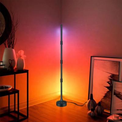 China Modern Floor Lamp For Living Room Modern Atmosphere Decorative Light Lamparas RGB LED Corner Floor Lamp for sale