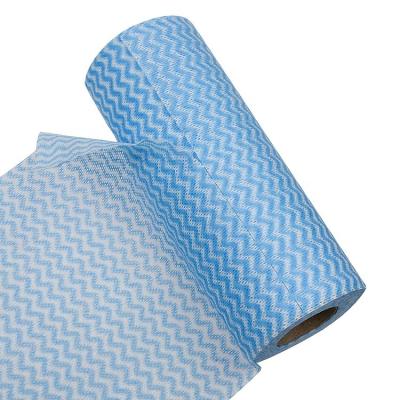 China Sustainable BSCI ISO9001 Spunlace Nonwoven Fabric For Wipes Industry Wet Cleaning Cloth for sale