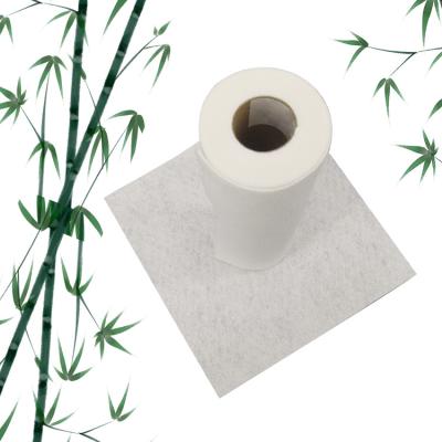 China Sustainable Spunlace Cleaning Cloth Bamboo Kitchen Wipes Kitchen Roll for sale