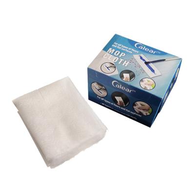 China BSCI ISO9001 Sustainable Disposable Floor Mop Dust-Attracting Super Soft Nonwoven Cleaning Cloth for sale