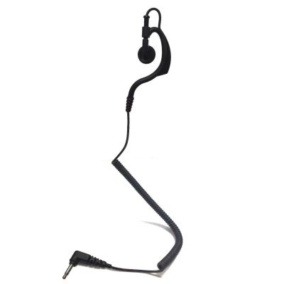 China Ear Hook 3.5mm Police Listen Only Earphone G Hook Listen Headset Only Earphone Ear Hanger Receiver Radio CP200 PR400 for sale