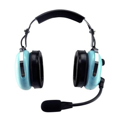 China PNR Earphone Noise Reduction Pilot Aviation Headset With U-174U Passive Connector For Helicopters for sale