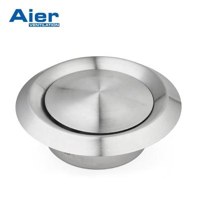 China Contemporary Circular Stainless Steel Vent Disc Valve Supply Exhaust Diffuser for sale