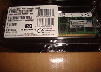 China HP-Server-Gedächtnis 708641-B21 16GB (1x16GB) verdoppeln widerliches x4 PC3-14900R 1 DDR3 1866 (PC3 14900) zu verkaufen