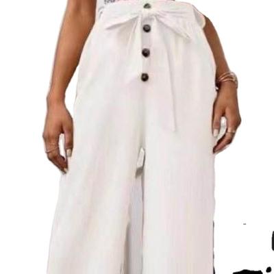 China Hot Selling QUICK DRY Comfortable Casual Wide Leg Long Canvas Pants for sale