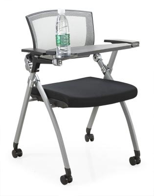 China Plastic Folding Training School Chair Student Chair With Writing Pad Wholesales for sale