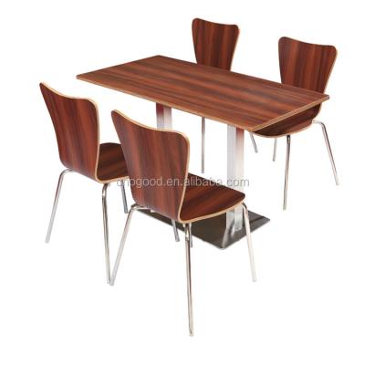 China PANEL Hot Sale Modern Design Used Restaurant Table And Chair for sale