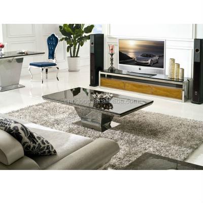 China Coffee Table Luxury Center Stainless Steel Table Legs Design for sale