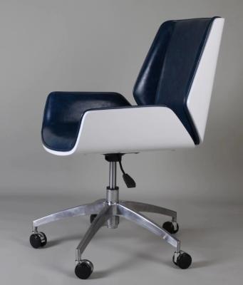 China Mid Back Plywood Aluminum Office PU Chair (Height) Adjustable for sale