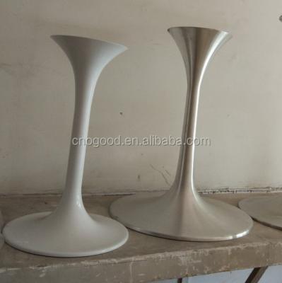 China Tulip Dining Side Table Aluminum Leg OT092 Table Black Base for sale